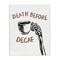 Stupell Industries Death Before Decaf Skeleton Canvas, design by JJ Design House LLC